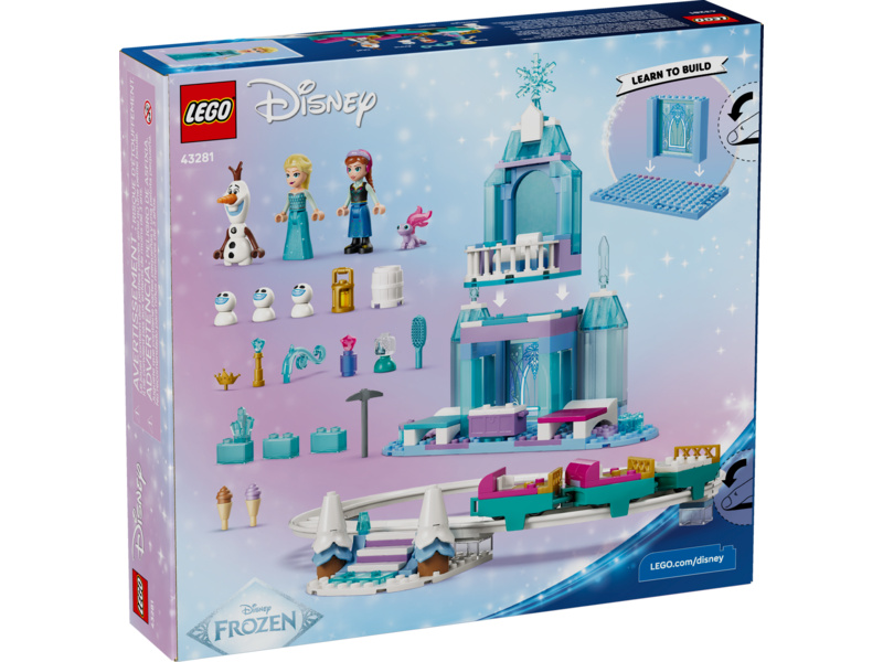 LEGO Disney - Elsin ledový palác a jízda na sněhu