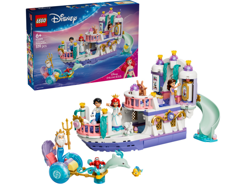 LEGO Disney - Arielina loď a královská svatba