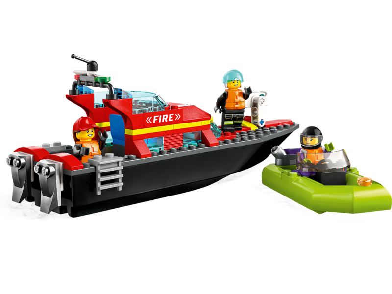 LEGO City - Hasičská záchranná loď a člun