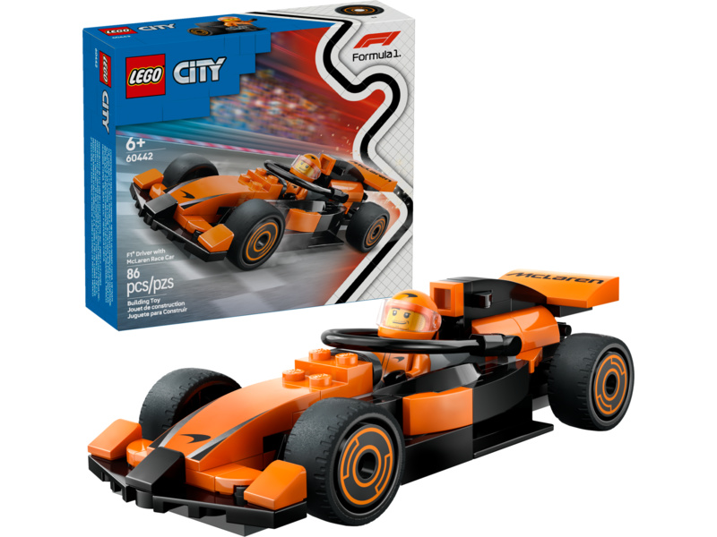 LEGO City - Jezdec F1 se závodním vozem McLaren