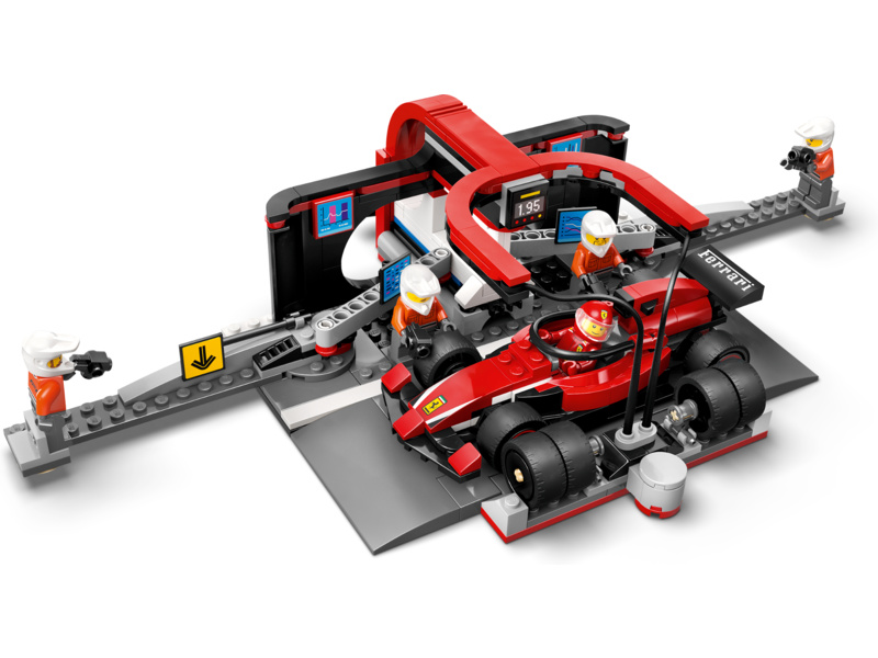 LEGO City - Zastávka v boxech F1 a personál s vozem Ferrari