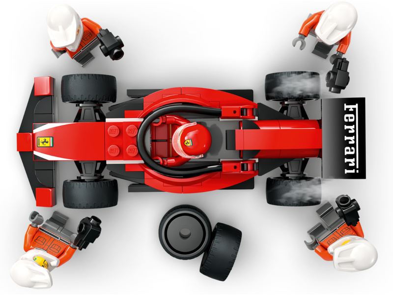 LEGO City - Zastávka v boxech F1 a personál s vozem Ferrari