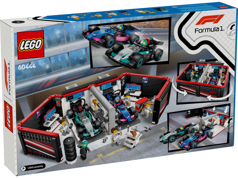 LEGO City - Garáž F1 a vozy Mercedes-AMG a Alpine
