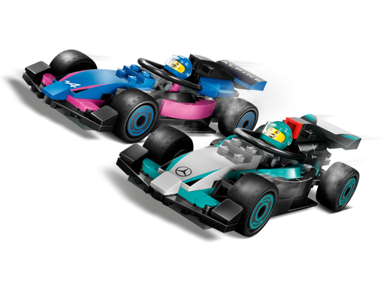 LEGO City - Garáž F1 a vozy Mercedes-AMG a Alpine