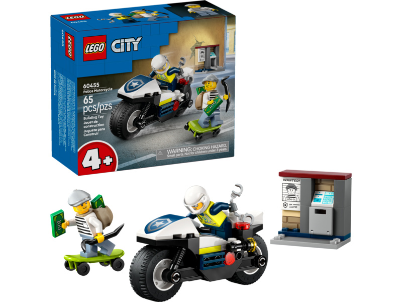 LEGO City - Honička na policejní motorce