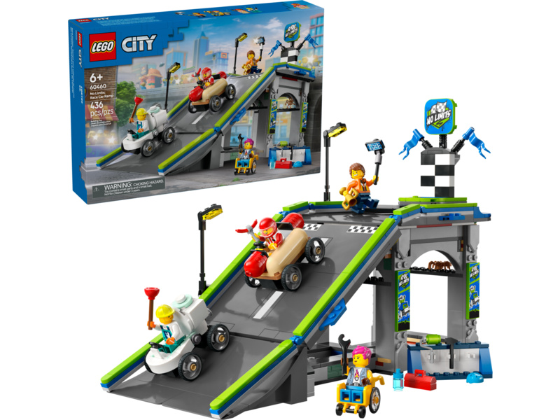 LEGO City - Tvoje pravidla: Závodní dráha s rampami