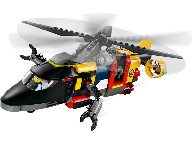LEGO City - Remix: Helikoptéra, hasičský vůz a ponorka