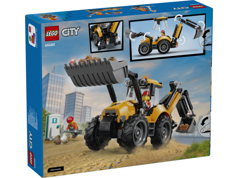 LEGO City - Žlutý nakladač s rypadlem