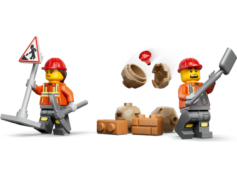 LEGO City - Žlutý nakladač s rypadlem