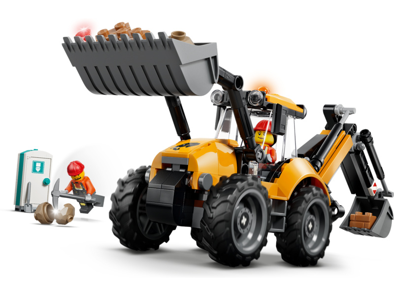LEGO City - Žlutý nakladač s rypadlem
