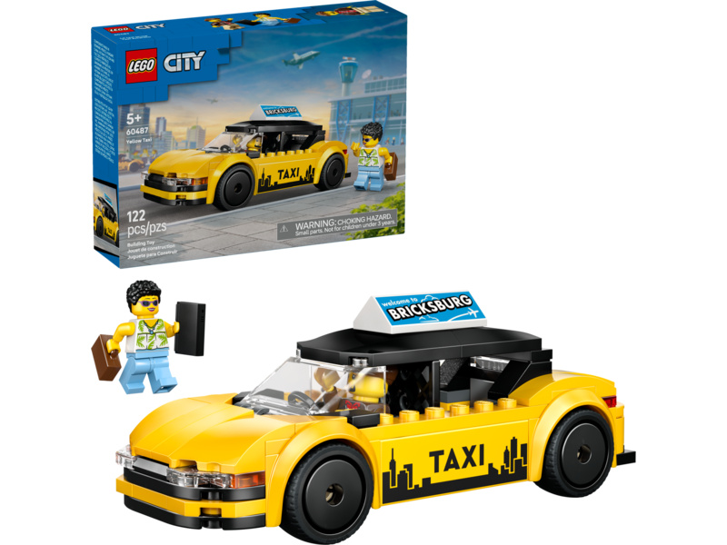 LEGO City - Žlutý taxík