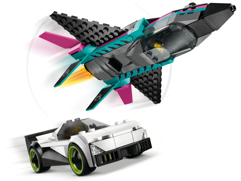 LEGO City - Tryskáč vs. auto