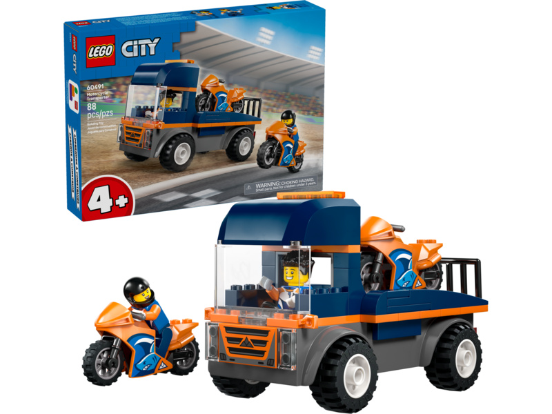 LEGO City - Kamion na přepravu motorek