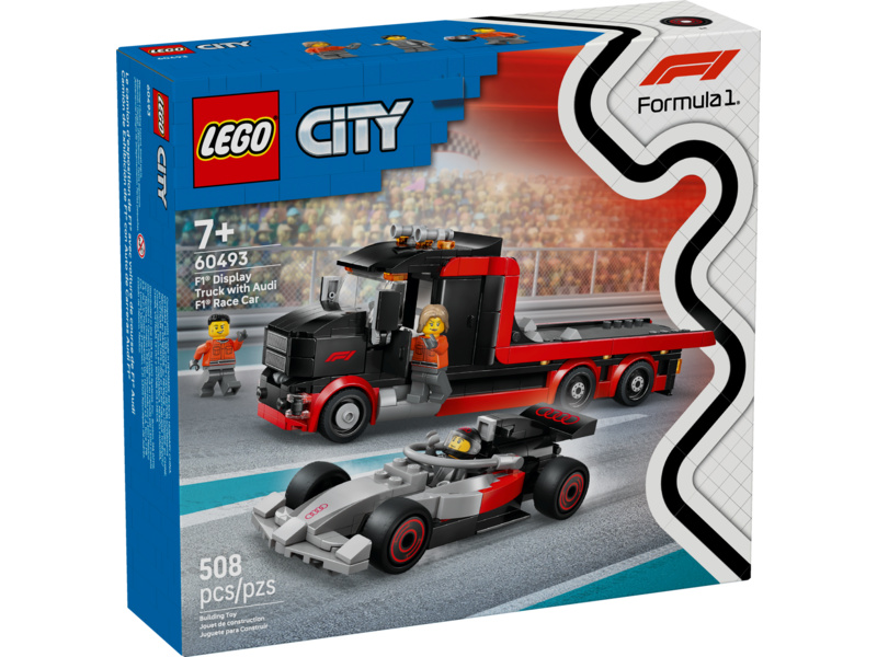 LEGO City - Výstavní náklaďák F1® se závodním autem Audi F1®