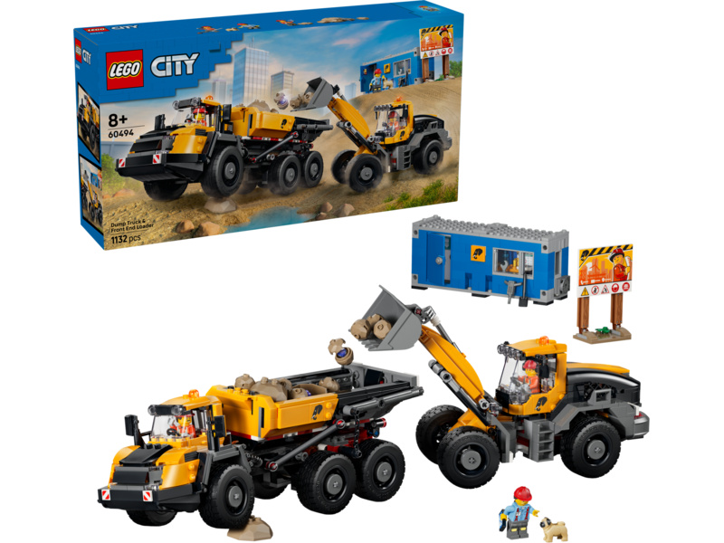 LEGO City - Sklápěč a čelní nakladač