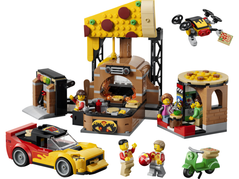 LEGO City - Rozvoz pizzy a vozidla