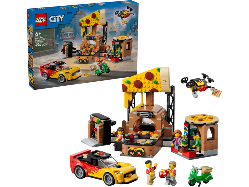 LEGO City - Rozvoz pizzy a vozidla