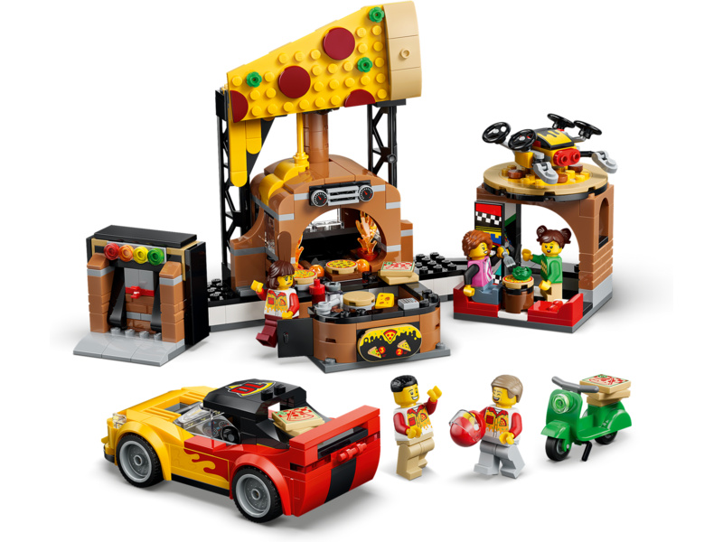 LEGO City - Rozvoz pizzy a vozidla
