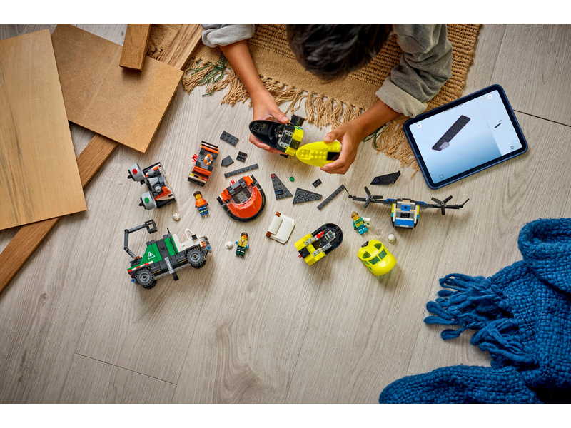 LEGO City - Remix: Letadlo, servisní vůz a vznášedlo