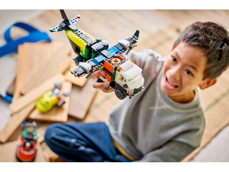 LEGO City - Remix: Letadlo, servisní vůz a vznášedlo
