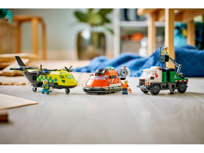 LEGO City - Remix: Letadlo, servisní vůz a vznášedlo