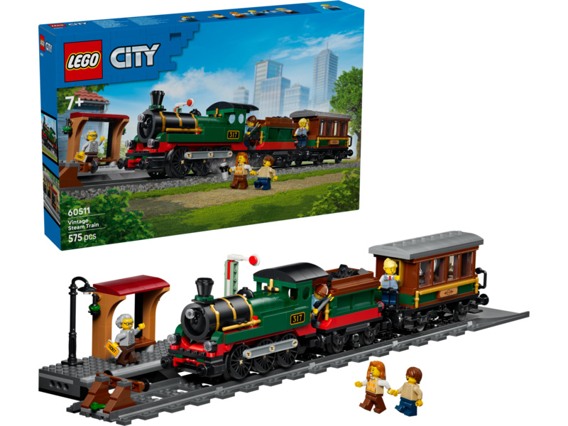 LEGO City - Vintage parní vlak