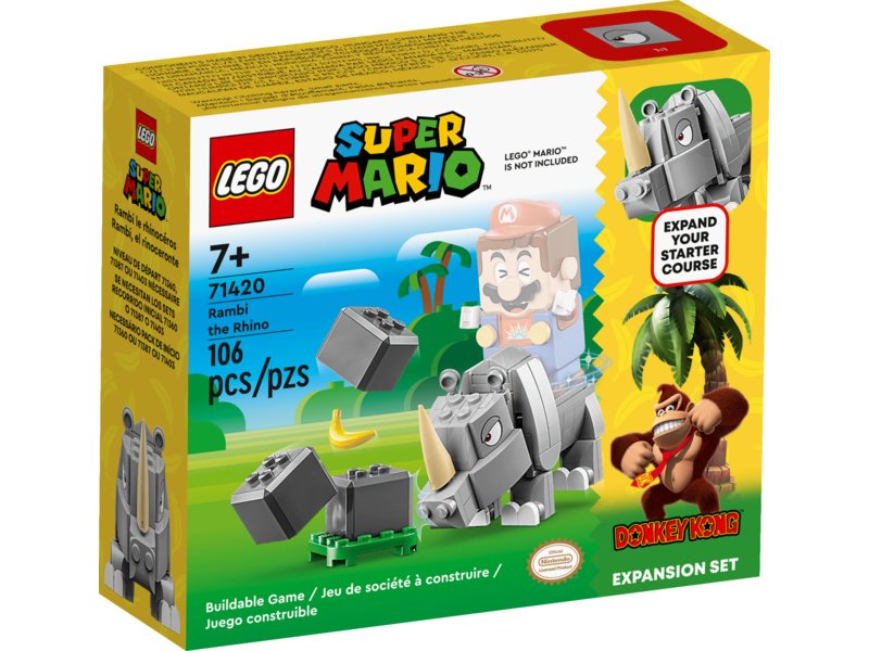 LEGO Super Mario - Nosorožec Rambi – rozšiřující set