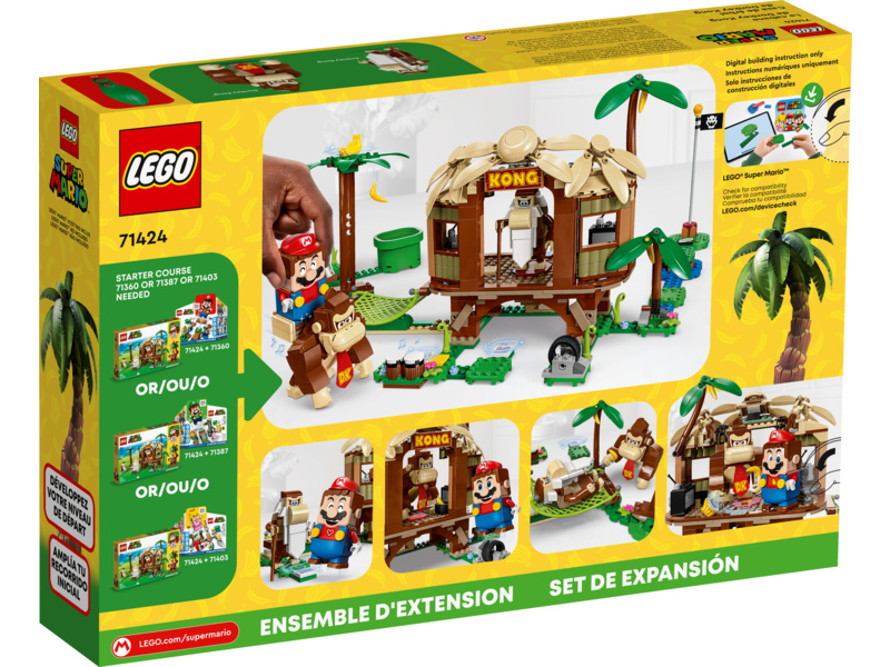 LEGO Super Mario - Donkey Kongův dům na stromě – rozšiřující set
