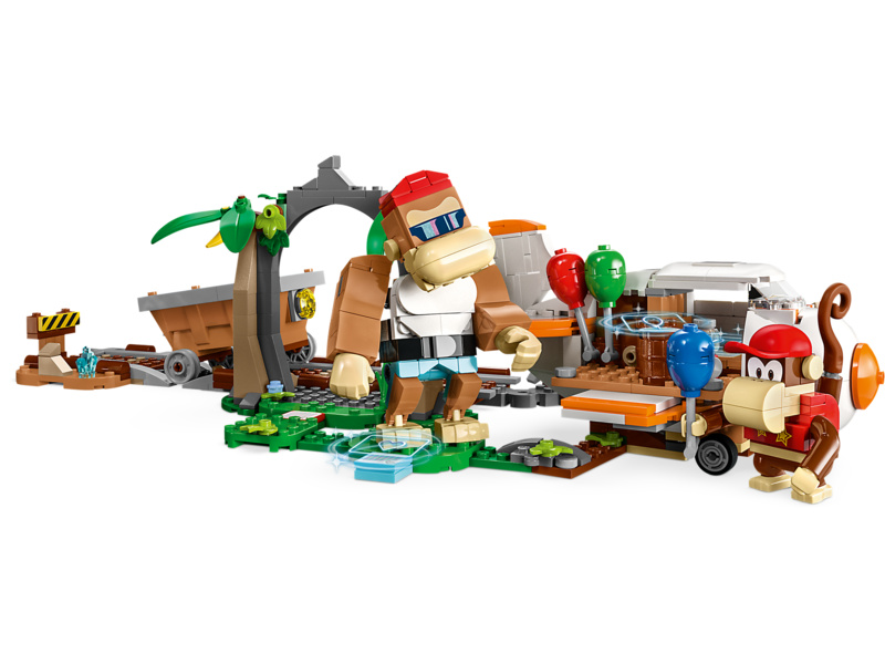 LEGO Super Mario - Diddy Kongova jízda v důlním vozíku – rozšiřující set