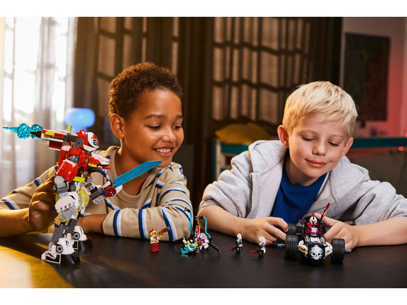 LEGO DREAMZzz - Cooperův tygří robot a Zerův hot rod