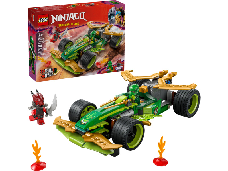LEGO Ninjago - Lloydovo závodní auto s natahovacím motorem