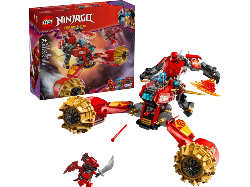 LEGO Ninjago - Kaiův bouřný jezdec a robot