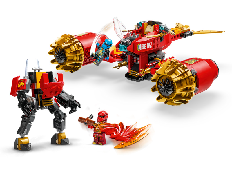 LEGO Ninjago - Kaiův bouřný jezdec a robot