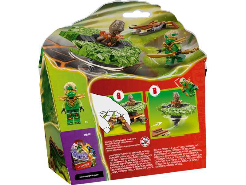 LEGO Ninjago - Lloyd vs. spinner pozemské příšery