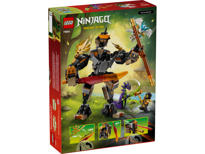 LEGO Ninjago - Coleův expediční robot a dračí Zane