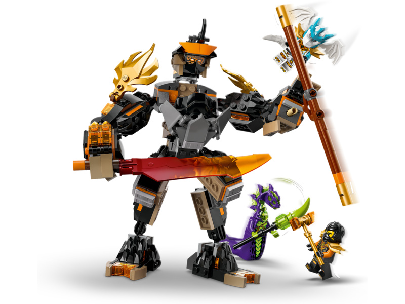 LEGO Ninjago - Coleův expediční robot a dračí Zane