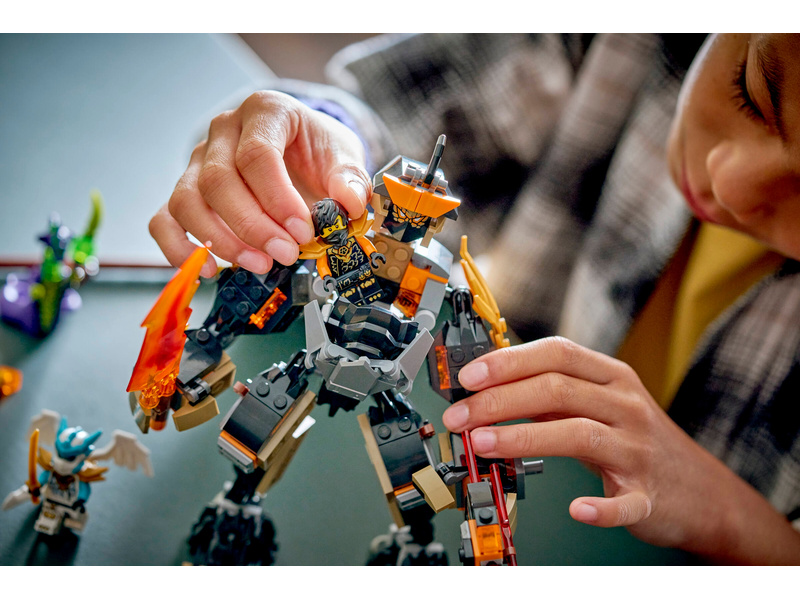 LEGO Ninjago - Coleův expediční robot a dračí Zane