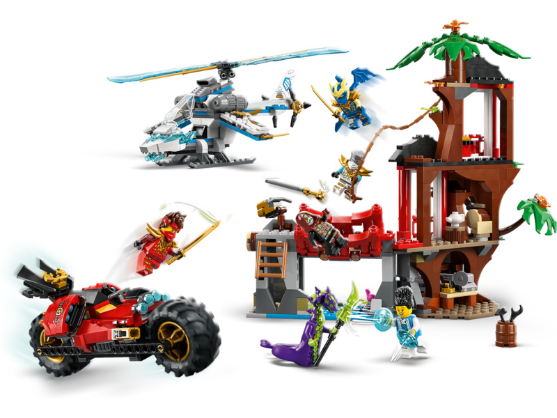 LEGO Ninjago - Souboj nindža vozidel a domek na stromě