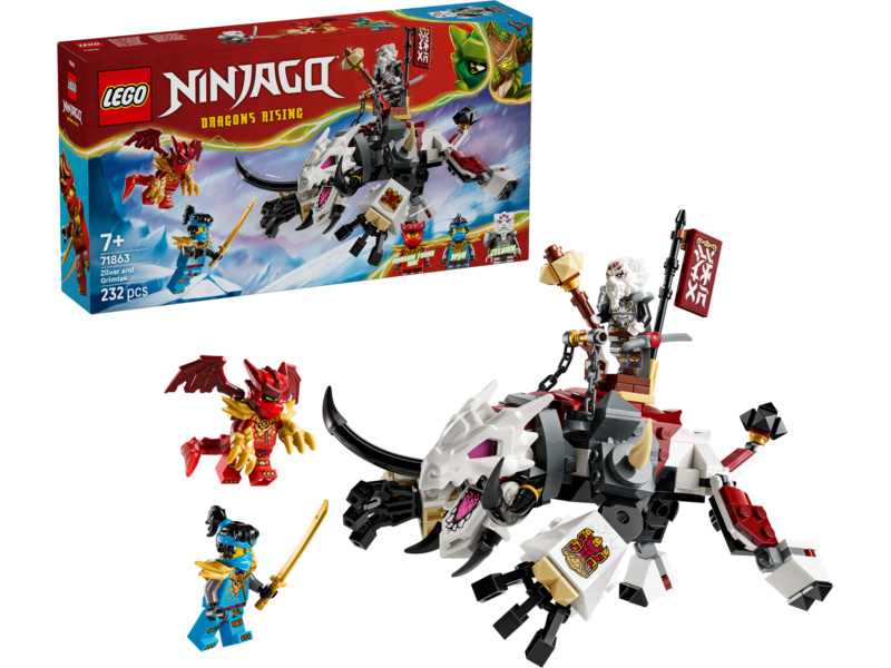 LEGO Ninjago - Zilvar a dračí bestie Grimtak