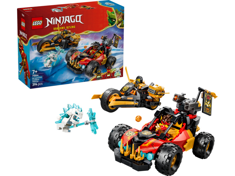 LEGO Ninjago - Kombinovatelná vozidla Kaie a Colea
