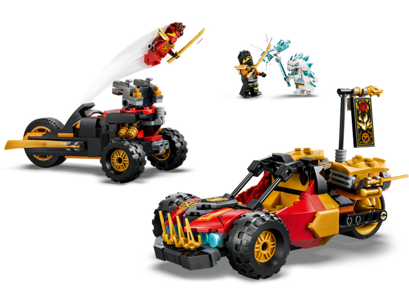 LEGO Ninjago - Kombinovatelná vozidla Kaie a Colea