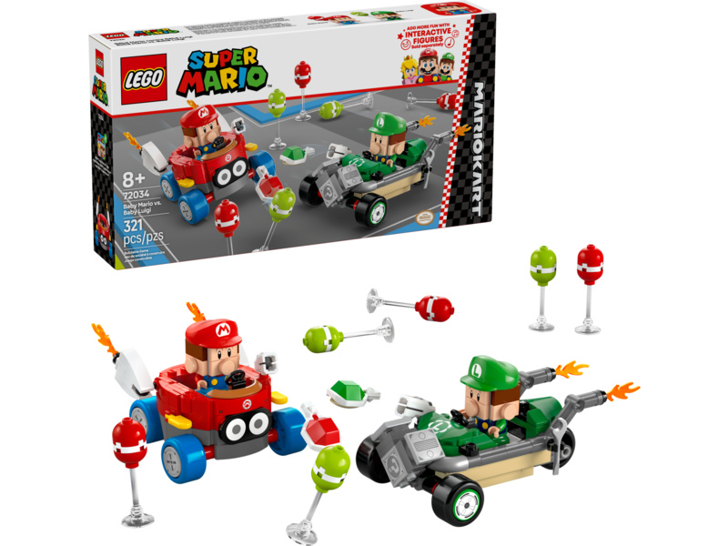 LEGO Super Mario - Mario Kart – Baby Mario vs. Baby Luigi