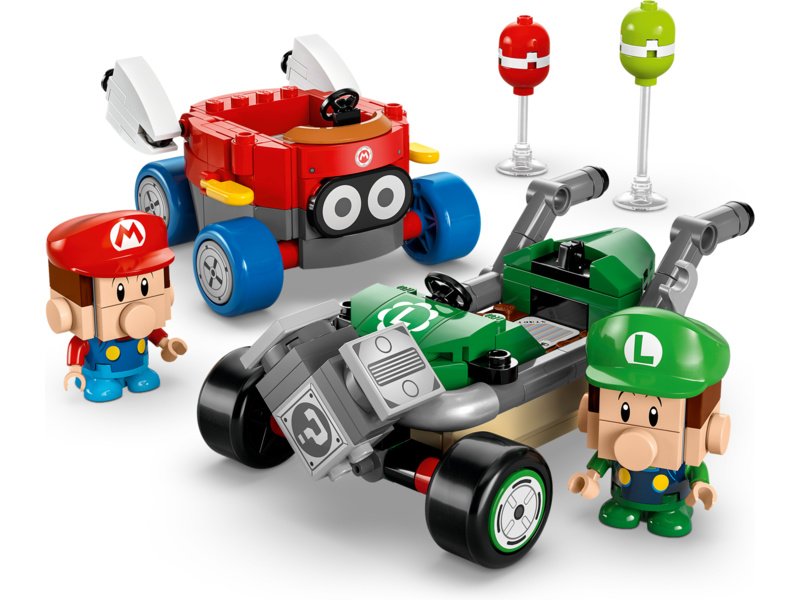 LEGO Super Mario - Mario Kart – Baby Mario vs. Baby Luigi
