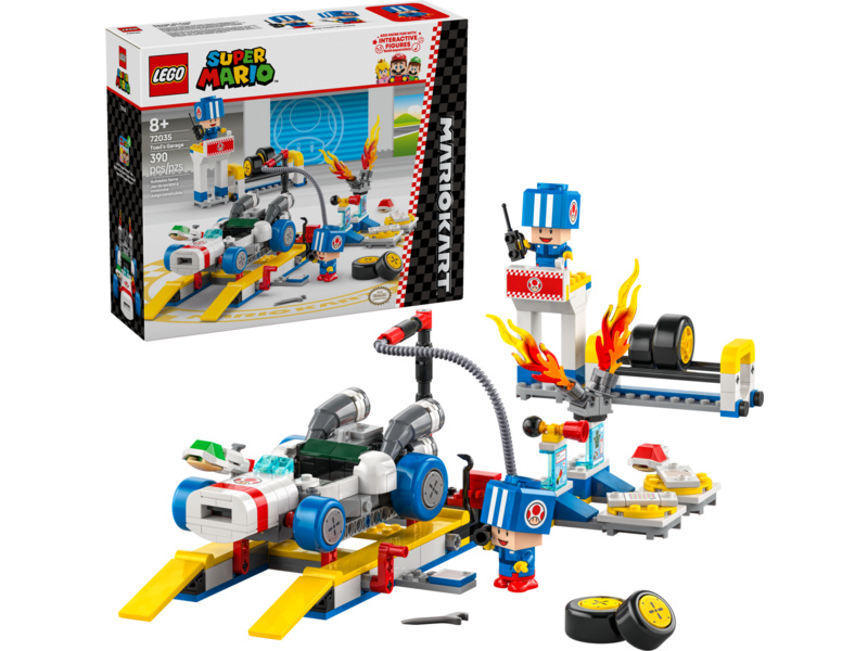 LEGO Super Mario - Mario Kart – Toad a jeho garáž