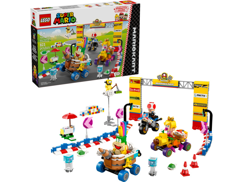 LEGO Super Mario - Mario Kart – Baby Peach a sada Grand Prix