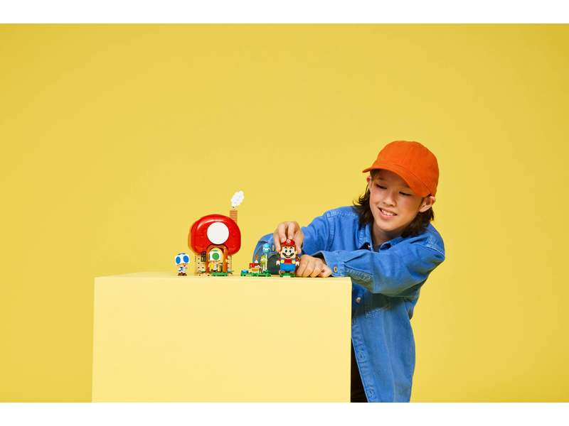 LEGO Super Mario - Toad a párty v jeho domku