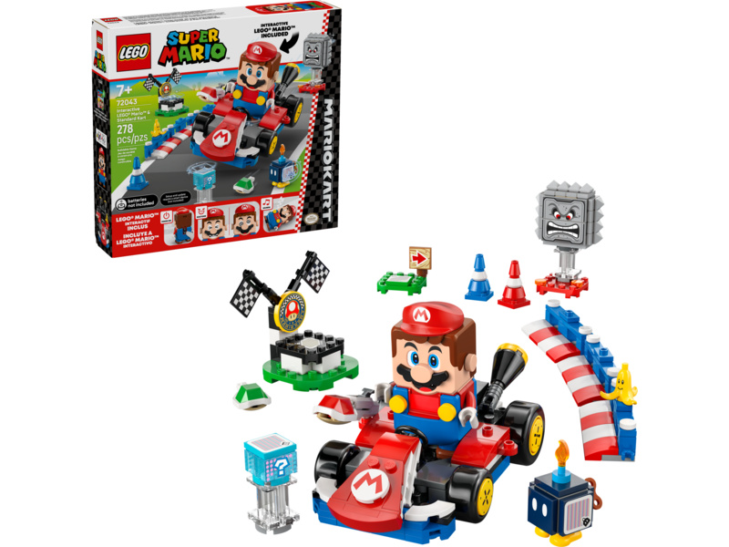 LEGO Super Mario - Mario Kart - Interaktivní LEGO Mario a Standard Kart