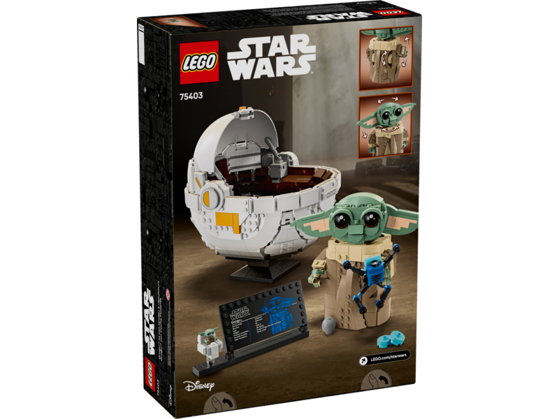 LEGO Star Wars - Grogu ve vznášejícím se kočárku