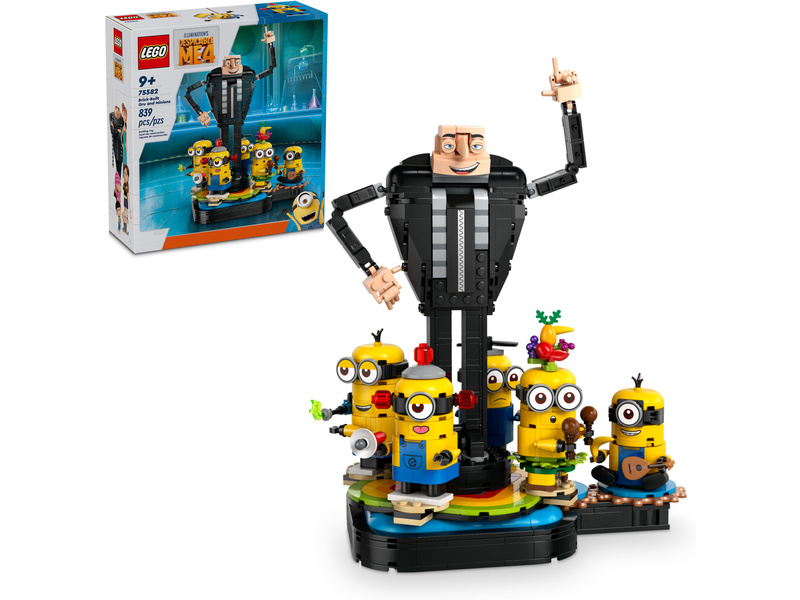 LEGO Já, padouch 4 - Gru a mimoni z kostek