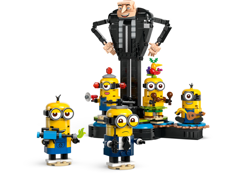 LEGO Já, padouch 4 - Gru a mimoni z kostek